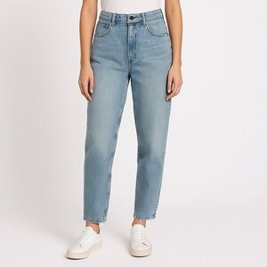 Reiss‎ Light Wash Bailey High Waisted Straight Leg Jean